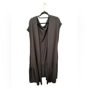 ✨ Smash + Tess black duster cardigan with ruffles